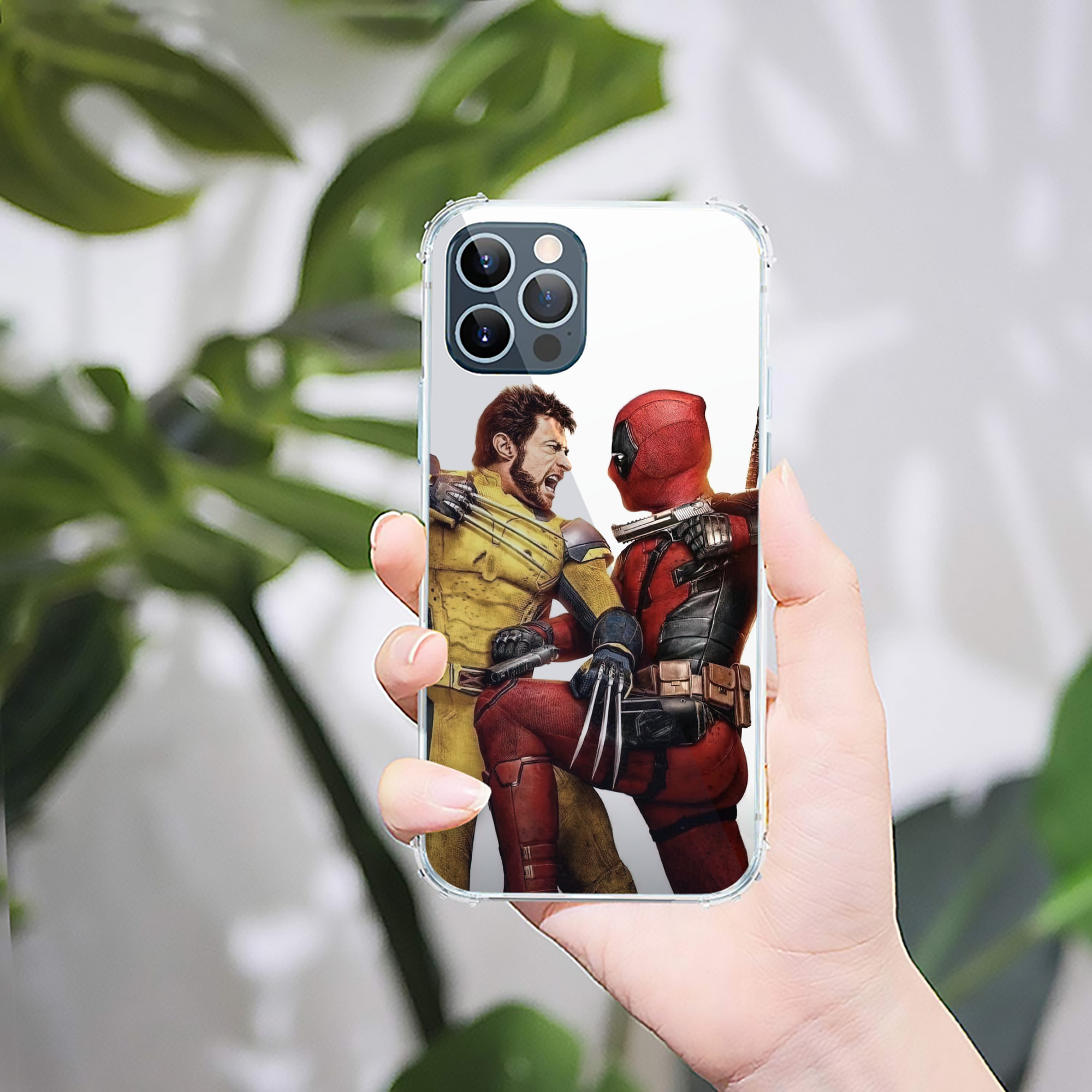 （画像用） Deadpool デッドプール 【iPhone 12シリーズ対応】透明スマホケース（クリアソフトケース）